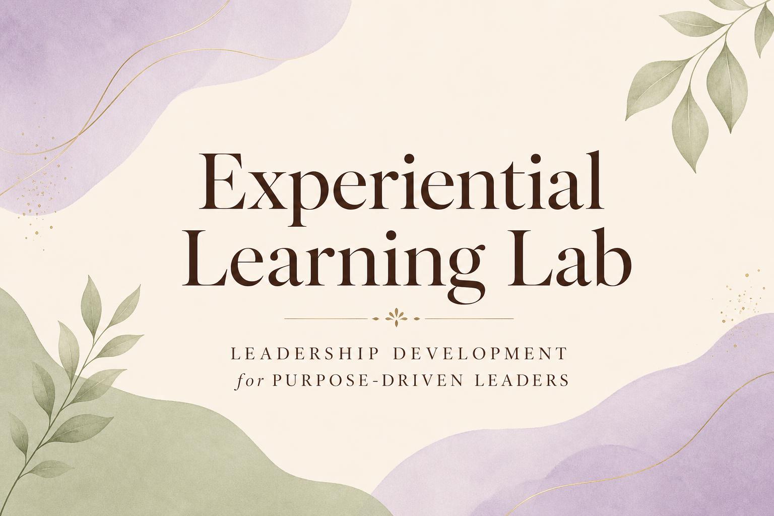 Expert Learning Lab Logo Experiential Learning Lab | Leadership Development for Purpose-Driven ...